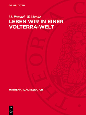 cover image of Leben wir in einer Volterra-Welt